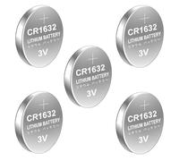 Batterie a bottone CR1632 3V 10/5-Unit Metal Construction Litio Coimn Batteria per accessori elettronici a prova di perdite