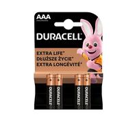 BATTERIE A BOTTONE DURACELL BASIC LR03, Litio, 1,5 V, 4 pezzi
