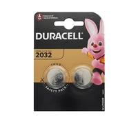 BATTERIE A BOTTONE DURACELL CR2032, Litio, 230 mAh, 3 V, 2 pezzi