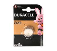 BATTERIE A BOTTONE DURACELL DL2450 CR2450, Litio, 486 mAh, 3 V