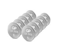 BATTERIE A BOTTONE GP BATTERIES CR2025, Litio, 160 mAh, 3 V, 10 pezzi