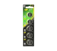 BATTERIE A BOTTONE GP BATTERIES CR2032, Litio, 220 mAh, 3 V, 5 pezzi