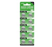 Batterie a bottone LR1130 | Batteria LR1130 | Batterie per celle abbottonate | Batteria cellulare 10pc 1,5 V | Battina a bottone anti-scarto | Cellula 'orologio portatile | Piccole forniture