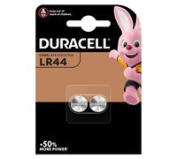 Batterie a Bottone LR44 Duracell - 1,5V, 2 Unità