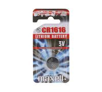 BATTERIE A BOTTONE MAXELL CR1616, Litio, 55 mAh, 3 V