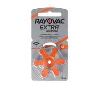 BATTERIE A BOTTONE RAYOVAC H13MF, PR48, Zinco-aria, 310 mAh, 1,45 V, 6 pezzi