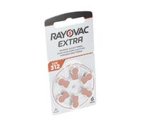 BATTERIE A BOTTONE RAYOVAC H312MF, PR41, Zinco-aria, 180 mAh, 1,45 V, 6 pezzi