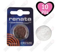 Batterie a Bottone Renata 3 V - 10 Pile Al Litio