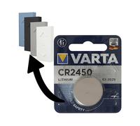 BATTERIE A BOTTONE VARTA CR2450, Litio, 560 mAh, 3 V