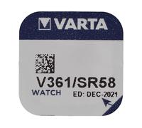 BATTERIE A BOTTONE VARTA V361, Ossido d'argento, 18 mAh, 1,55 V