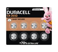 Batterie a moneta al litio da 3 V Duracell CR2032 (confezione da 8) Pila 3V