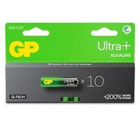 Batterie AA - Set da 10 | GP Ultra Plus | Pile Stilo AA Alcaline da 1,5V / LR06 - Lunga Durata