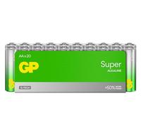 Gp Batteries Confezione 20 Batterie GP Super Alcaline Stilo AA 15A/LR6