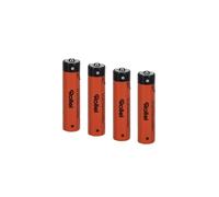 Batterie AAA, batterie ricaricabili agli ioni di litio con ricarica rapida USB C, 1,5 V, batteria ricaricabile da 390 mAh, senza effetto memoria, precaricata, 4 batterie ricaricabili