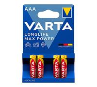 Batterie AAA LONGLIFE MAX POWER - LR03 (4 unità in blister) Ø10,5 x 44,5 mm. Lunga durata per dispositivi come giocattoli e controlli. Affidabilità ad ogni utilizzo garantito!
