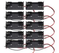 Batterie AAA Ricaricabili 10 Pezzi con Custodia in Plastica e Cavo USB per Giocattoli Elettronici e Elettrodomestici - 2 Nodi