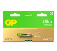 Gp Batteries Confezione 12 Batterie GP Ultra Alcalina MiniStilo AAA 124U/LR03