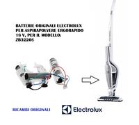 BATTERIE ACCUMULATORI ORIGINALI ASPIRAPOLVERE ERGORAPIDO ELECTROLUX ZB11ER 18V