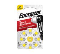 Pile per apparecchi acustici 10 Zinc Air - Energizer - blister 8 pezzi