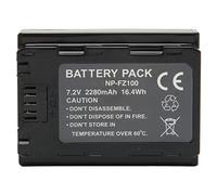 Batterie Ad Alta capacità NP FZ100 per Fotocamera A7M4 A7M3 A7M3 A7R3 A7S3 A7R4 R5 A6600 A9M2 A7RM3, Batteria da 7,2 V 16,4 Wh 2280mAh