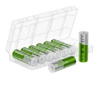 Batterie al Litio Ricaricabili AA da 8 Pezzi, 3600mWh ad alta Capacità 1,5V, Batterie al Litio Ricaricabili a Lunga Durata