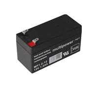 BATTERIE AL PIOMBO MULTIPOWER MP1.2-12, Piombo, 1200 mAh, 12 V