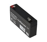 Multipower Batteria MP1.2-6 PB al piombo, 6 Volt 1200 mAh, connettore 4,8