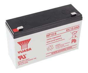 BATTERIE AL PIOMBO YUASA NP12-6, Piombo, 12 Ah, 6 V