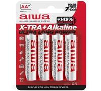 Batterie Alcaline AA Aiwa X-tra Alkaline LR6 - 4 Unità