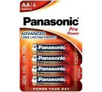 Batterie Alcaline AA Panasonic Pro Power LR6 - 4 Unità
