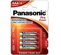Batterie Alcaline AAA Panasonic Pro Power LR03 - 4 Unità
