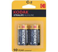 Batterie Alcaline C Kodak Xtralife - 1.5V, 2 Unità