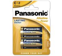Batterie Alcaline C LR14 Panasonic - 2 Unità