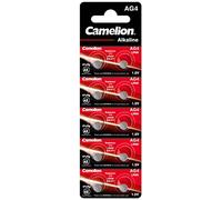 200 pile a bottone alcaline Camelion AG4 LR66 LR626 377 1,5 V (20 blister da 10)