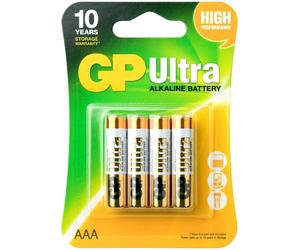 Batterie alcaline GP AAA x4 Ultra