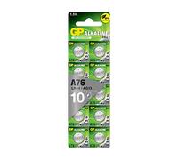 Batterie alcaline GP LR44 / AG13. 10 pezzi argento