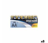 Batterie Alcaline Maxell LR06 1,5 V [32 Pezzi] [8 Unità]