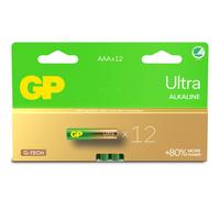 Gp Batteries Confezione 12 Batterie GP Ultra Alcalina MiniStilo AAA 124U/LR03