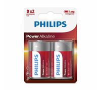 Batterie Alcaline Philips Power LR20 1,5 V Tipo D [2 Unità]