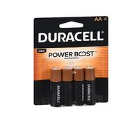Duracell Confezione da 4 batterie alcaline compatibili con Plus Power tipo AA 1,5 V