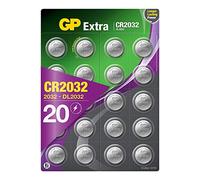 Batterie CR2032 - Set da 20 | GP Extra | Pile al Litio a Bottone CR 2032 da 3V - Lunga Durata
