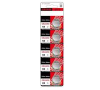 Batterie CR2450 da 3 V, confezione da 10/5 pezzi, design da viaggio, tecnologia resistente alle perdite, per piccoli gadget elettronici per orologi, calcolatrici, giocattoli