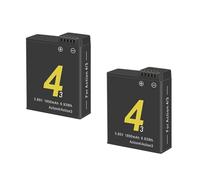 Batterie da 1800 mAh, accessori for fotocamere sportive, compatibili con DJI, Action 3/4(Pink)