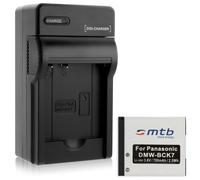 Batterie DMW-BCK7E + Caricatore per Panasonic Lumix DMC-FH2, FH4, FH5, FH6