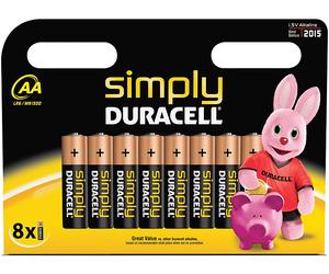 BATTERIE DURACELL DUR002272, Batteria monouso, 1000 mAh, 1.5 V, Universale, per telecomandi