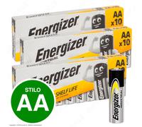 Batterie Duracell Industrial Energizer da 10 a 100 Pile Stilo AA Ministilo AAA