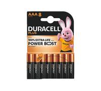 BATTERIE DURACELL PLUS POWER BOOST AAA/LR03, Batteria monouso, 1,5 V, Universale, per Telecomandi
