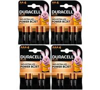 batterie DURACELL POWERBOOST pile AA stilo & AAA ministilo NEW le più potenti