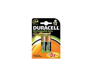 BATTERIE DURACELL Stay Charged Stilo AA, Batteria ricaricabile, 2000 mAh, 1,2 V, confezione da 2