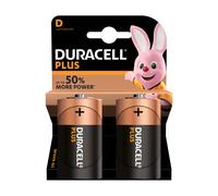 Batterie Duracell Torcia D Plus Power Alcaline - Blister da 2 Batterie